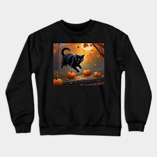 Spooky Kitty Crewneck Sweatshirt